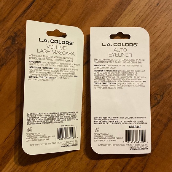 L.A. Colors Volume Bundle (Auto Eyeliner and VOLUME LASH Mascara) - Picture 5 of 5